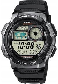Zegarek Casio Zegarek Męski CASIO 10 Bar do Pływania AE-1000 -1B #1