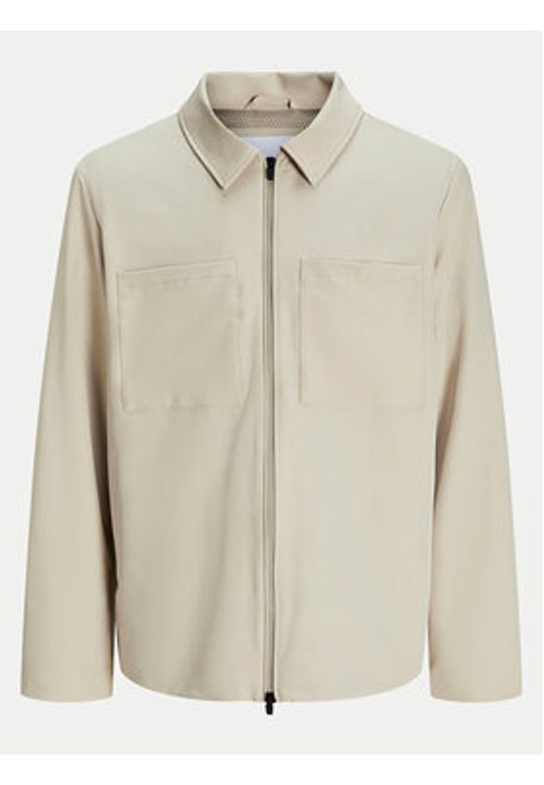 Jack & Jones - Jack&Jones Kurtka przejściowa Perfect 12270677 Beżowy Regular Fit. Kolor: beżowy. Materiał: syntetyk
