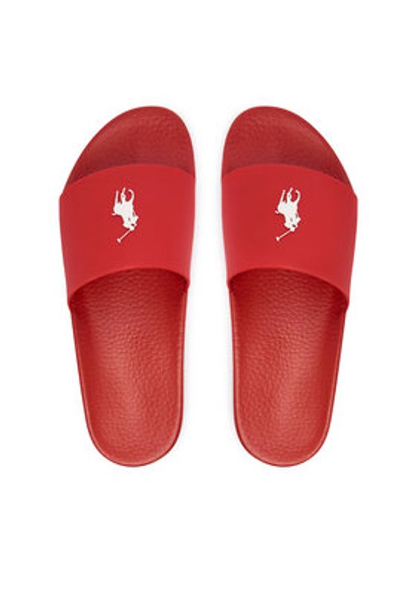 Polo Ralph Lauren Klapki 809P07314003 Czerwony. Kolor: czerwony. Materiał: guma