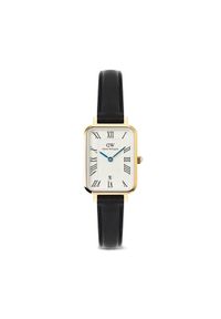 Daniel Wellington Zegarek Quadro Roman Numerals Date DW00100865 Czarny. Kolor: czarny