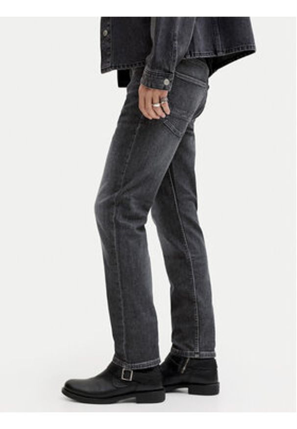 Jack & Jones Jeansy Clark Vintage 12278239 Czarny Skinny Fit. Kolor: czarny. Styl: vintage