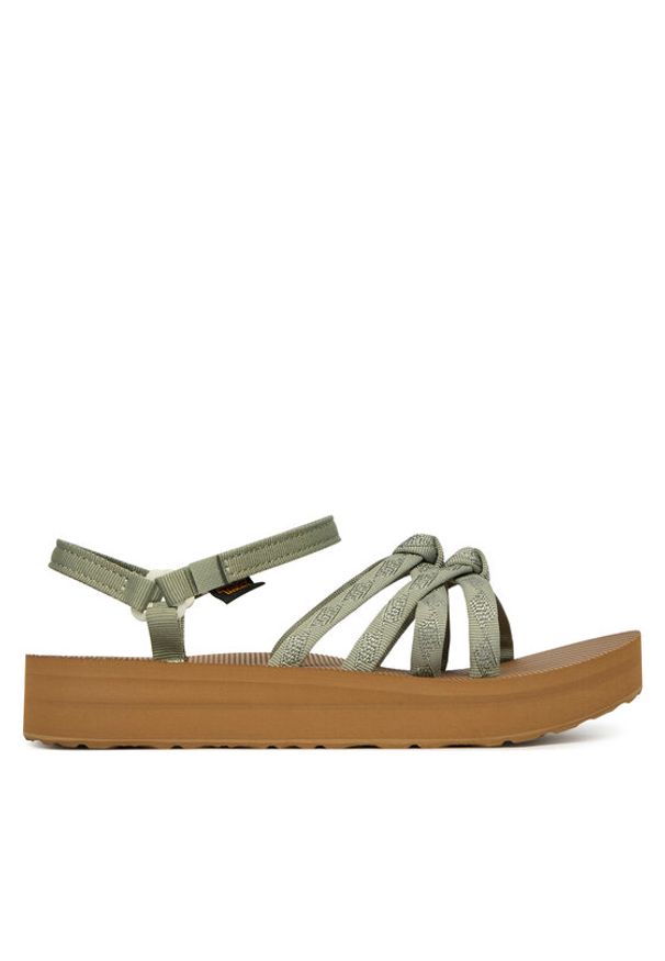 Teva Sandały Midform Kena Slim 1173494 Zielony. Kolor: zielony. Materiał: materiał