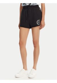 Just Cavalli Szorty sportowe 78PADE08 Czarny Loose Fit. Kolor: czarny. Materiał: bawełna