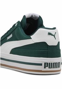 Puma - Sneakersy unisex Court Classic Vulcanised Formstrip PUMA Dark Myrtle White Green. Kolor: biały, zielony, wielokolorowy