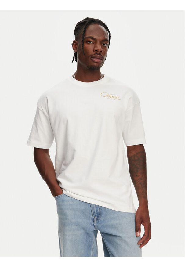 Kappa T-Shirt Nora 361Q6XW Biały Regular Fit. Kolor: biały. Materiał: bawełna