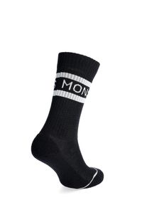 MONS ROYALE - Skarpety turystyczne Mons Royale Signature Crew Sock. Kolor: czarny. Sport: turystyka piesza