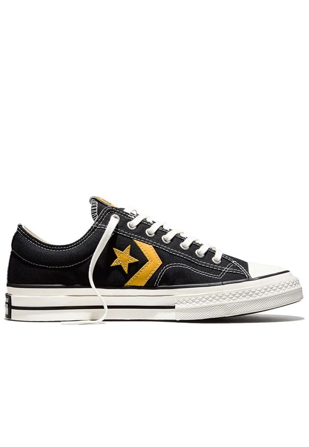 Buty unisex Converse Star Player 76 A16015C - czarne. Okazja: na co dzień. Zapięcie: sznurówki. Kolor: czarny. Materiał: tkanina, materiał, guma. Szerokość cholewki: normalna