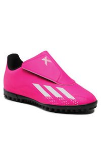 Adidas - adidas Buty X Speedportal.4 Hook-and-Loop Turf Boots GZ2439 Różowy. Kolor: różowy. Materiał: skóra #3