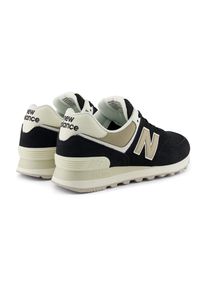 Buty damskie New Balance WL574DK2 – czarne. Kolor: czarny. Materiał: materiał, bawełna, zamsz, syntetyk, dresówka, guma, skóra. Szerokość cholewki: normalna. Model: New Balance 574 #6