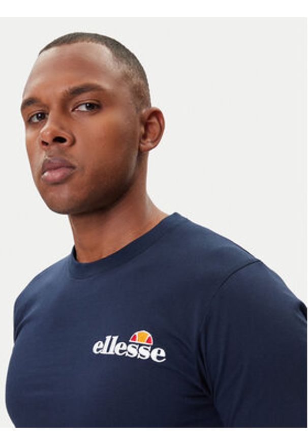 Ellesse T-Shirt Voodoo SHB06835 Granatowy Regular Fit. Kolor: niebieski. Materiał: bawełna