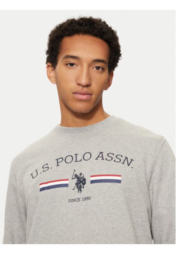 U.S. Polo Assn. Bluza MUP1660 Szary Regular Fit. Typ kołnierza: polo. Kolor: szary. Materiał: bawełna