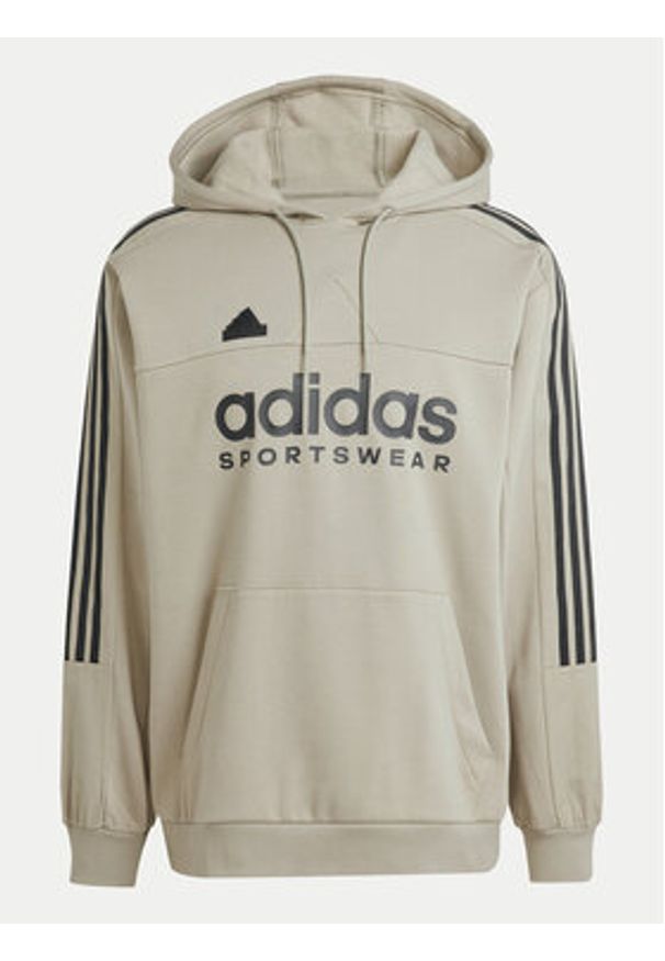 Adidas - adidas Bluza House of Tiro IV8125 Zielony Relaxed Fit. Kolor: zielony. Materiał: syntetyk, bawełna