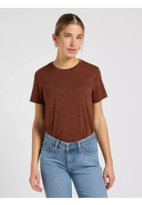 Lee - DAMSKA KOSZULKA LEE PERFECT TEE LUXE BROWN 112370965 #1