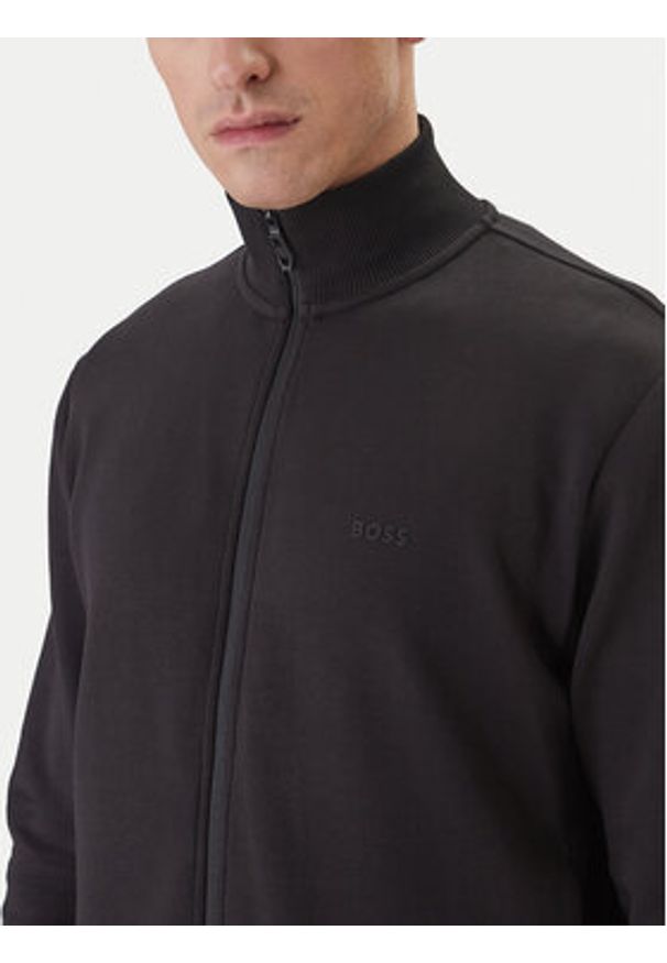 BOSS Bluza Skaz 50555496 Czarny Regular Fit. Kolor: czarny. Materiał: bawełna