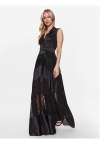 Babylon Sukienka wieczorowa S-EL0705 Czarny Regular Fit. Kolor: czarny. Materiał: syntetyk. Styl: wizytowy