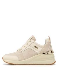 Liu Jo Sneakersy Alyssa 01 BA3043 PX337 Beżowy. Kolor: beżowy. Materiał: skóra