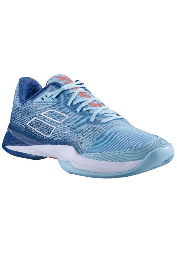 Buty tenisowe męskie Babolat Jet Mach 3 Clay Men. Kolor: niebieski, wielokolorowy, pomarańczowy. Sport: tenis
