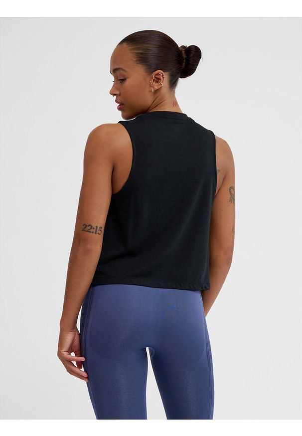 Damski tank top Hummel Vanja Muscle. Kolor: czarny. Długość: krótkie