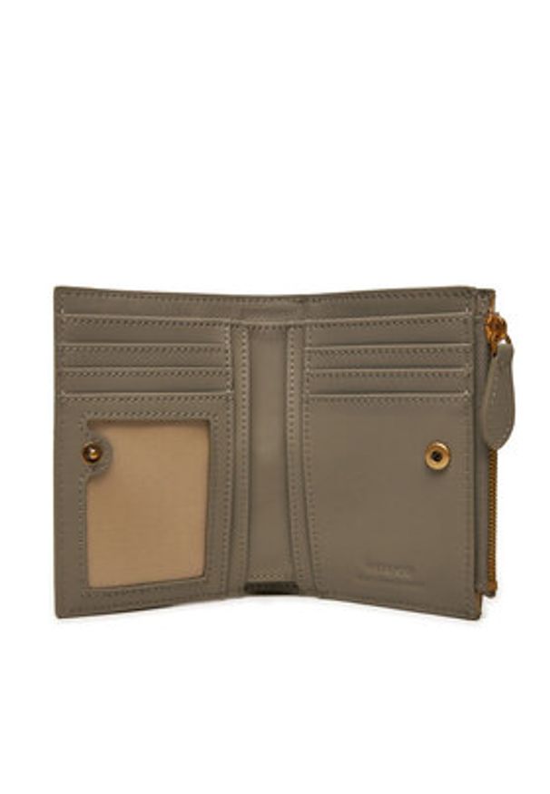 Pinko - PINKO Portfel Compact Wallet . 103612 A0F1 Szary. Kolor: szary. Materiał: skóra