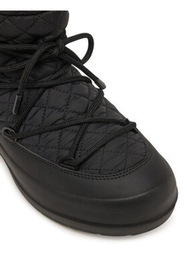 Moon Boot Śniegowce Mb Mezzaluna Quilted Mid Wp 80D2500020 Czarny. Kolor: czarny. Materiał: materiał