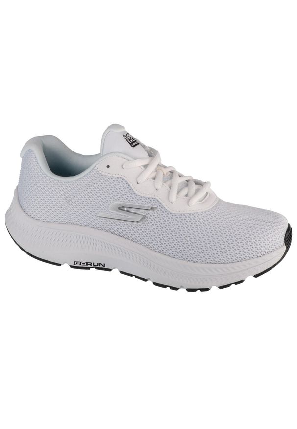 skechers - Buty do biegania damskie Skechers Go Run Consistent 2.0 Engaged. Kolor: biały. Materiał: materiał, syntetyk. Szerokość cholewki: normalna. Sport: bieganie