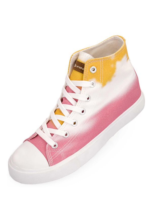 ALPINE PRO - Sneakersy Damskie Alpine Pro Daria 37 - Komfort i Styl. Kolor: zielony. Materiał: guma