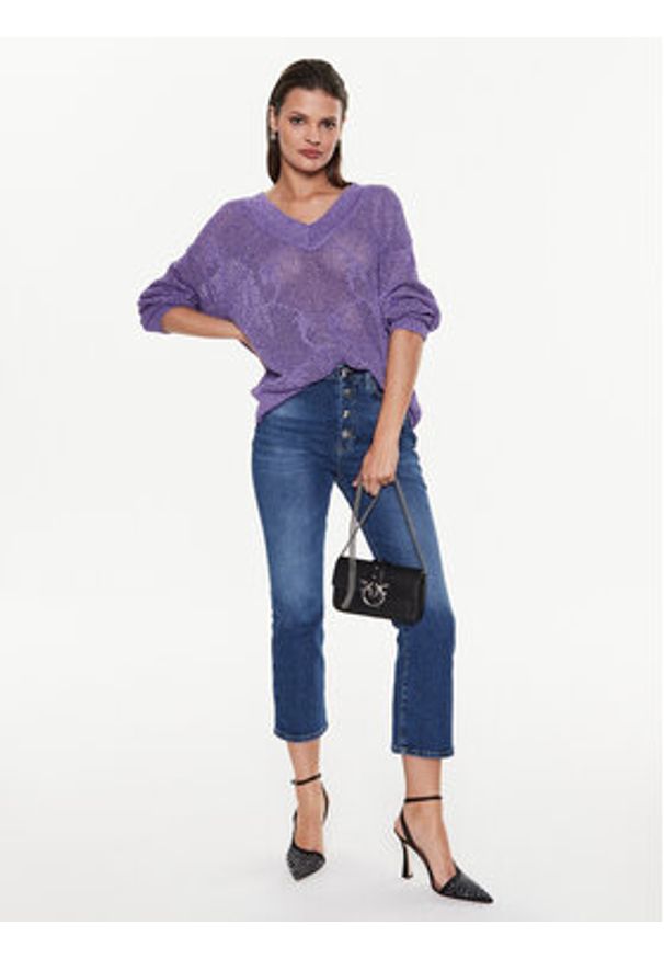 Pinko Jeansy 100115 A0FM Niebieski Bootcut Fit. Kolor: niebieski