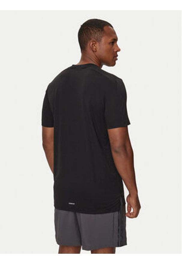 Adidas - adidas Koszulka techniczna Designed for Training IK9725 Czarny Slim Fit. Kolor: czarny. Materiał: syntetyk