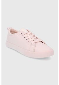 Big-Star - Big Star Tenisówki damskie kolor różowy. Nosek buta: okrągły. Zapięcie: sznurówki. Kolor: różowy. Materiał: guma #5