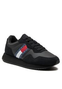 Tommy Jeans Sneakersy Tjm Modern Runner EM0EM01316 Czarny. Kolor: czarny. Materiał: skóra, zamsz #4