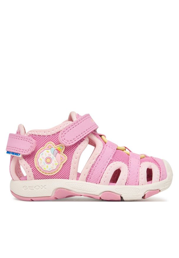 Sandały Geox. Kolor: różowy
