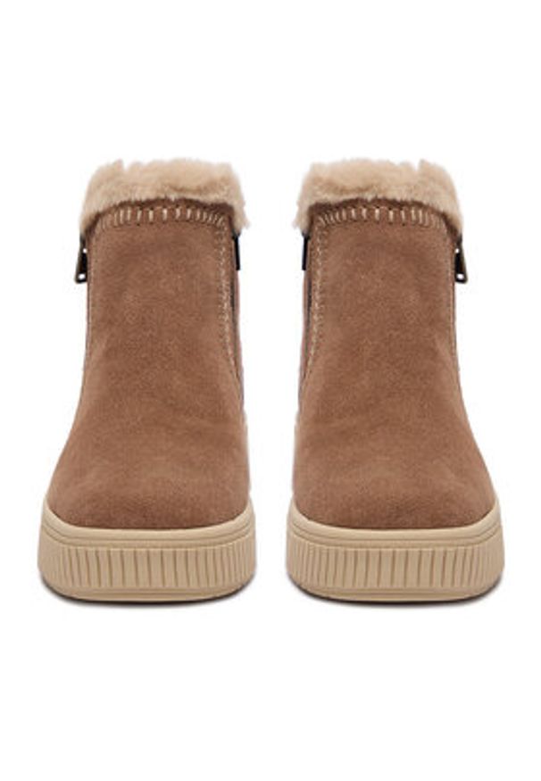 Remonte Botki CEO-D3B70-20 Brązowy. Kolor: brązowy. Materiał: skóra, zamsz