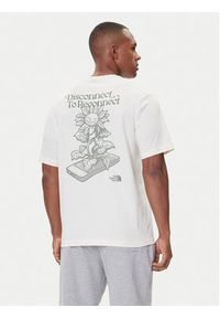 The North Face T-Shirt Connect NF0A8E3Y Beżowy Relaxed Fit. Kolor: beżowy. Materiał: bawełna #2