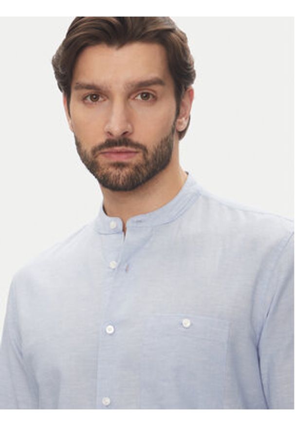 Pierre Cardin Koszula C6 41009.0480 Błękitny Modern Fit. Kolor: niebieski. Materiał: bawełna