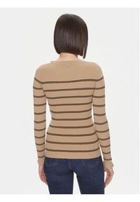 Liu Jo Sweter MF3001 MS99E Brązowy Slim Fit. Kolor: brązowy. Materiał: wiskoza, syntetyk #2