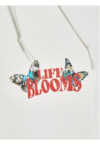 BDG Urban Outfitters Bluza Life Bloom Hoodie 77098713 Écru Oversize. Materiał: bawełna