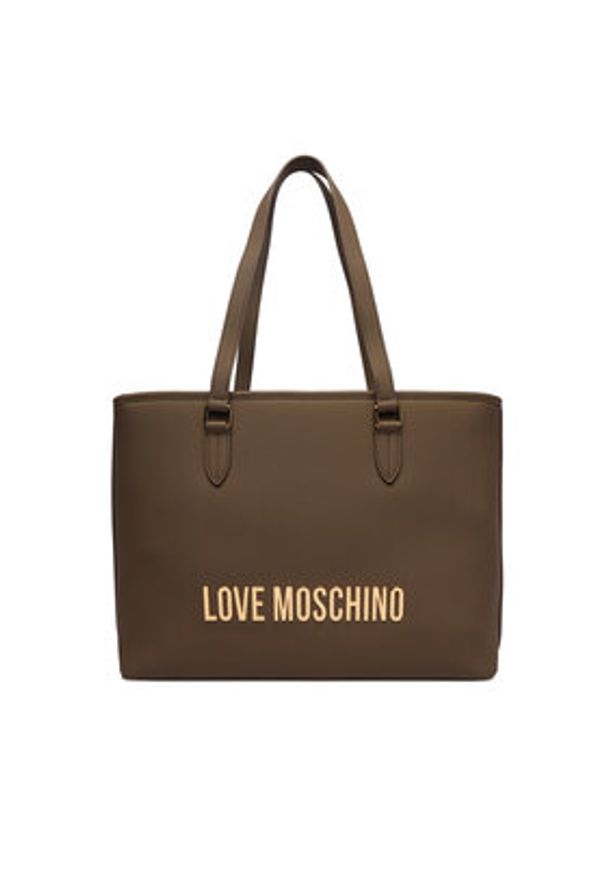 Love Moschino - LOVE MOSCHINO Torebka JC4190PP1OKD0203 Brązowy. Kolor: brązowy. Materiał: skórzane