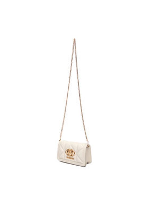 Love Moschino - LOVE MOSCHINO Torebka JC5640PP0NLC0110 Écru. Materiał: skórzane