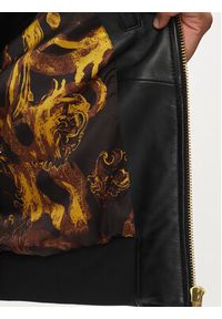 Versace Jeans Couture Kurtka bomber 76GAVP06 Czarny Regular Fit. Kolor: czarny. Materiał: skóra