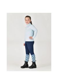 DUBLIN - Oddychający top jeździecki dla dziewczynki Dublin. Kolor: niebieski. Długość rękawa: długi rękaw #2