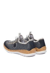 Rieker Sneakersy CEO-N42P6-14 Granatowy. Kolor: niebieski. Materiał: materiał #7