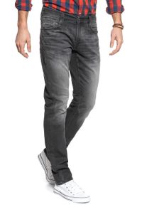 Mustang - SPODNIE MĘSKIE MUSTANG Oregon Tapered K DENIM BLACK 1006793 4000 883 #5