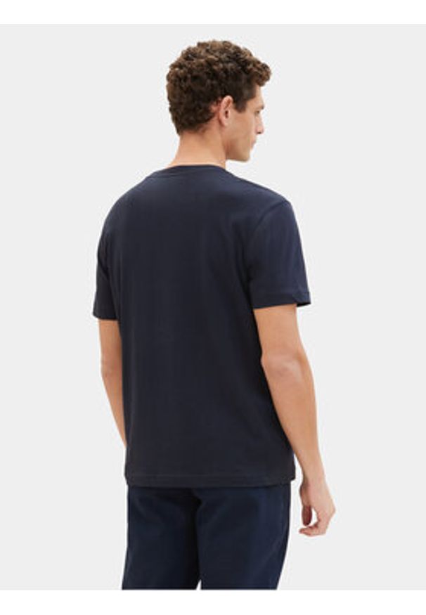 Tom Tailor T-Shirt 1040988 Granatowy Regular Fit. Kolor: niebieski. Materiał: bawełna