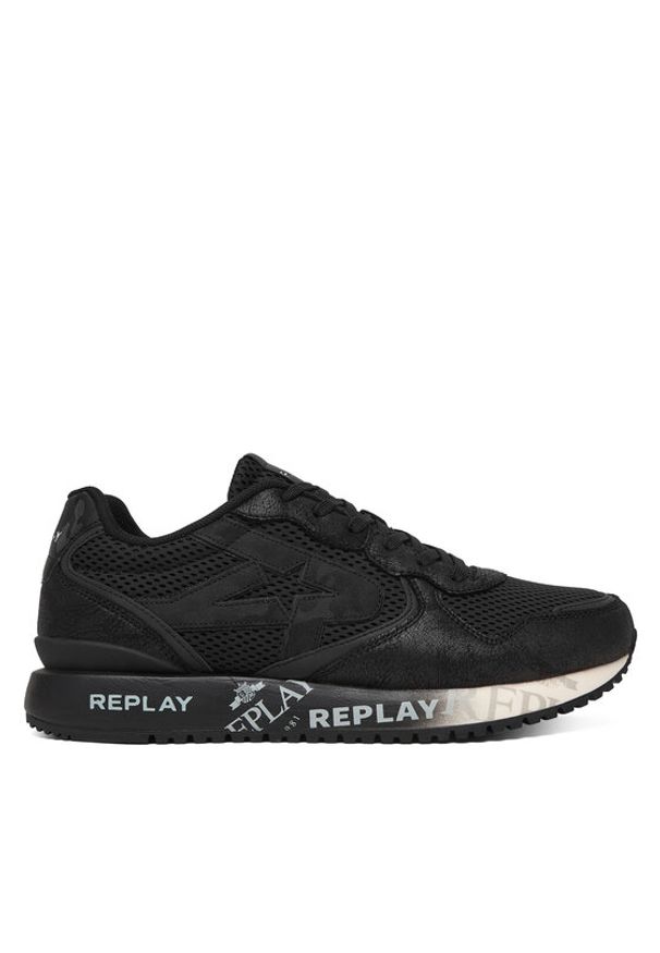 Replay - REPLAY Sneakersy GMS9I .000.C0009S Czarny. Kolor: czarny. Materiał: mesh