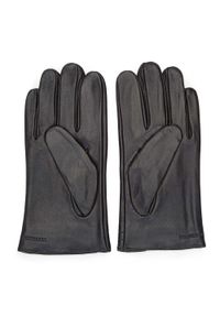 Wittchen - Męskie rękawiczki ocieplane skórzane z przeszyciami. Kolor: czarny. Materiał: skóra. Styl: klasyczny, sportowy, elegancki, casual #3