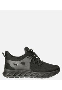 Casu - Czarne buty sportowe sznurowane casu 20a15/b. Kolor: czarny #1
