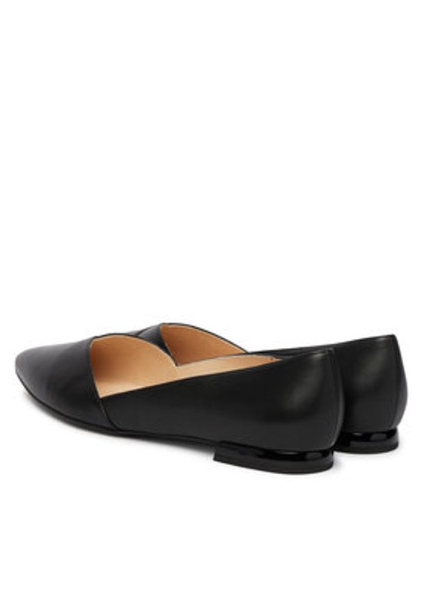 HÖGL Baleriny 0-180000-01000 Czarny. Kolor: czarny. Materiał: skóra