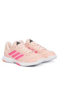 Adidas - adidas Buty do biegania Ligra 8 W JR7119 Pomarańczowy. Kolor: pomarańczowy. Materiał: materiał #4