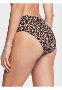 Chantelle Figi klasyczne Soft Stretch C11D40 Brązowy. Kolor: brązowy. Materiał: syntetyk