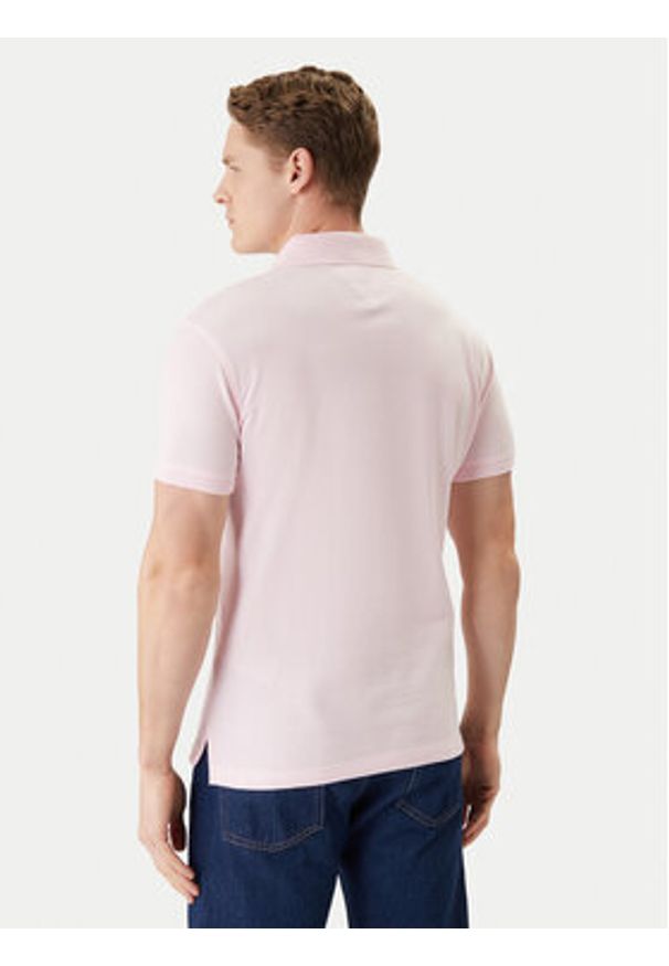 TOMMY HILFIGER - Tommy Hilfiger Polo 1985 MW0MW17771 Różowy Regular Fit. Typ kołnierza: polo. Kolor: różowy. Materiał: bawełna